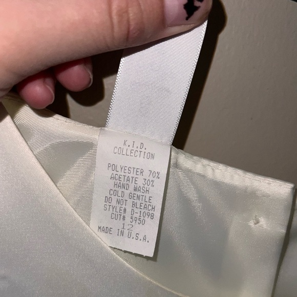 gorgeous lace, satin, and tulle dress for kids size 12 - Picture 3 of 3